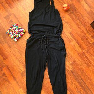 bobi Black Jumpsuit Very Cute & Flattering Sleeveless Romper